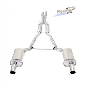 BN Pipes Audi Allroad 4B rear muffler