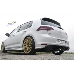 BN Pipes VW  Golf 7 rear muffler with valve control