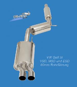 BN Pipes VW Golf 3 cat back system