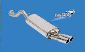 BN Pipes VW Golf 4 rear muffler, cut out skirt
