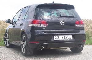 BN Pipes VW Golf 6 Auspuffanlage ab Kat