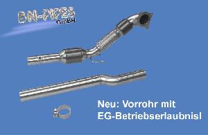 BN Pipes Audi A3 8P Vorrohr mit 200 cpsi Kat (nur 2,0 TFSI)