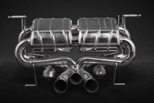 Rear muffler with heat protection fits for Lamborghini Aventador