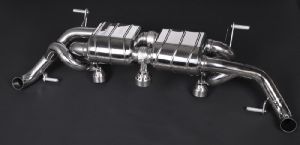 Capristo Muffler with cats and ECE-homologation incl. programmable control unit CES-3 fits for Audi R8