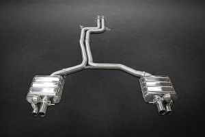 Capristo stainless sport-exhaust system with valves, incl. programmable controller, incl. ECE-certification fits for Audi S7 4G