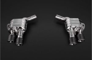 Exhaust system with pipes/Carbon Covers, shells, CES-3 fits for Porsche Panamera 971