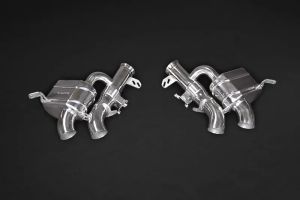 Mufflers with valves and E2P (electric to pneumatic) remote kit fits for Ferrari Portofino
