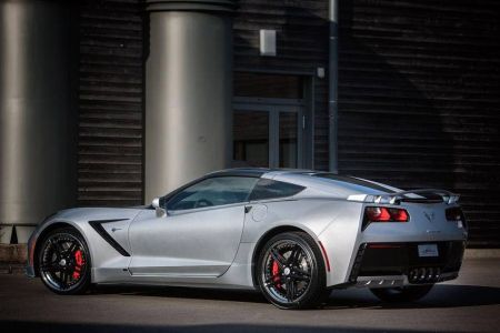 Heckflügel mit Trägerplatte 2-teilig passend für Chevrolet Corvette C7