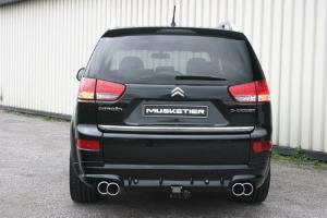 Musketier Heckschürze für links/rechts Anlage und AHK passend für Citroen C-Crosser