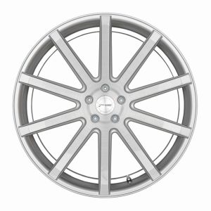 CORSPEED DEVILLE Silver-brushed-Surface/ undercut Color Trim weiß 9x21 5x120 Lochkreis