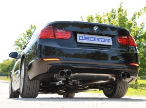 Eisenmann Racing rear muffler Motorsport Sound stainless steel Duplex (left + right) fits for BMW F30 Limousine /Touring