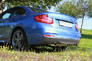 Eisenmann Mittelschalldämpfer Edelstahl ohne Endrohre passend für BMW F22