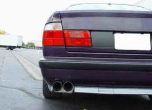 Eisenmann  Racing rear muffler Motorsport Sound stainless steel single sided fits for BMW E34
