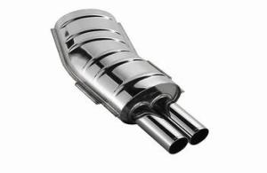 Eisenmann  Racing rear muffler Motorsport Sound stainless steel single sided fits for BMW E46