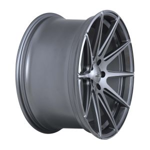 ELEGANCE WHEELS E 1 Deep Concave Titanium brushed Wheel 10,5x20 inch - 5x112 bolt circle