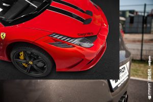 Capristo Luftauslassrippen Front passend für Ferrari 458