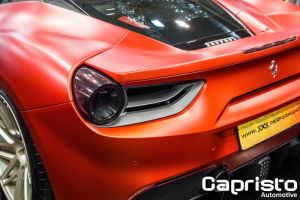 Capristo rear light covers shiny covers fits for Ferrari 488 GTB
