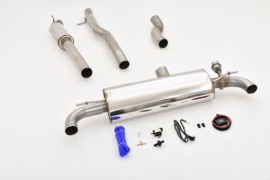 FMS Streetbeast 76mm Duplex-Anlage mit Klappensteuerung passt für Mercedes A-Klasse W176