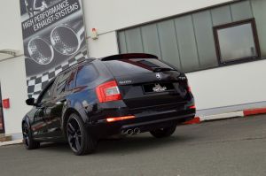 FMS Streetbeast 76mm single-catback-system with flap-control fits for Skoda Octavia 5E