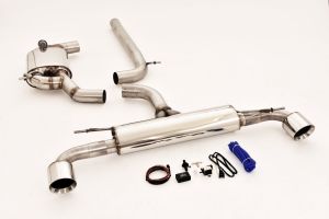 FMS Streetbeast 76mm Duplex-Anlage mit Klappensteuerung passt für VW Golf VI