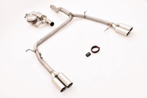 FMS Streetbeast 76mm Duplex-Anlage mit Soundgenerator passt für VW T6 kurzer Radstand