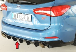 Rieger Heckdiffusoreinsatz SG LR 115 passend für Ford Focus DEH