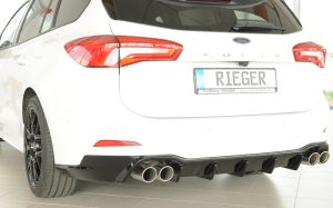 Rieger Heckdiffusoreinsatz SG LR 4x80  passend für Ford Focus DEH