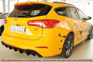 Rieger rear diffuser insert lr SG CT fits for Ford Focus DEH