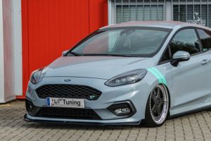 Noak front splitter gloss black fits for Ford Fiesta JHH
