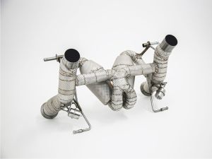 Friedrich Performance Manufaktur 2x 76mm catback-system with tailpipe left & right with valve-control fits for Lamborghini Aventador SVJ Coupe & Spyder