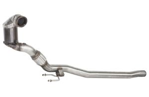 ECE Downpipe Ø 76mm Vorderrohr passend für AUDI A3 8V
