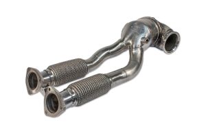 ECE Downpipe Ø 96/60+63,5mm Vorderrohr passend für AUDI TT RS 8J