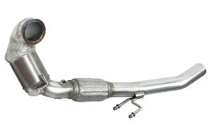 ECE Downpipe Ø 76mm Vorderrohr passend für AUDI S1 8X