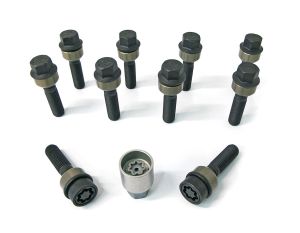 H&R Flat-head movable screws M14x1,5 x 68 black