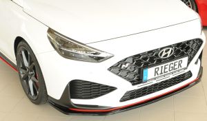 Rieger front splitter for N-Front black shiney FL fits for Hyundai I30