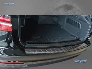 Weyer carbon rear bumper protection fits for AUDI A6C8