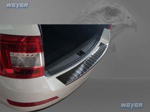 Weyer Edelstahl Ladekantenschutz passend für SKODA Octavia III