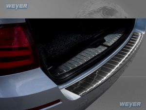 Weyer stainless steel rear bumper protection fits for BMW Serie 5F11