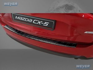 Weyer Edelstahl Ladekantenschutz passend für MAZDA CX-5 IIKF