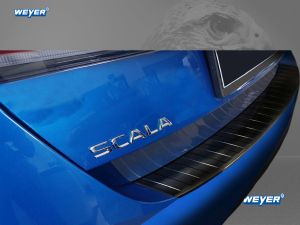Weyer Edelstahl Ladekantenschutz passend für SKODA Scala
