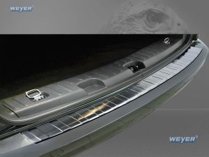 Weyer Edelstahl Ladekantenschutz passend für VW Caddy + Caddy Maxi2K