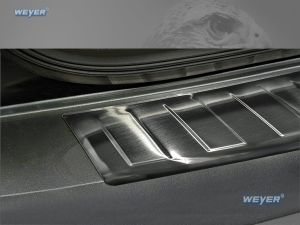 Weyer stainless steel rear bumper protection fits for VW Caddy + Caddy Maxi2K