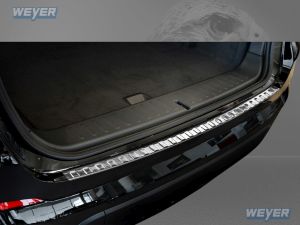Weyer stainless steel rear bumper protection fits for BMW X4F26