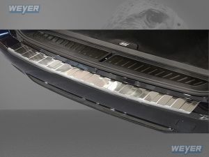 Weyer stainless steel rear bumper protection fits for BMW Serie 5G31