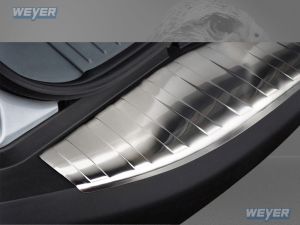 Weyer stainless steel rear bumper protection fits for FORD S-Max