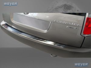 Weyer Edelstahl Ladekantenschutz passend für SKODA Roomster5J