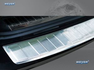 Weyer stainless steel rear bumper protection fits for AUDI A6C8