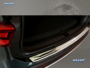 Weyer stainless steel rear bumper protection fits for SEAT Taracco