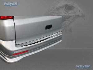 Weyer Edelstahl Ladekantenschutz passend für VW Transporter T5