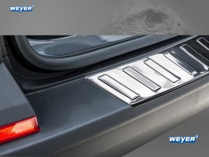 Weyer stainless steel rear bumper protection fits for VW Transporter T6